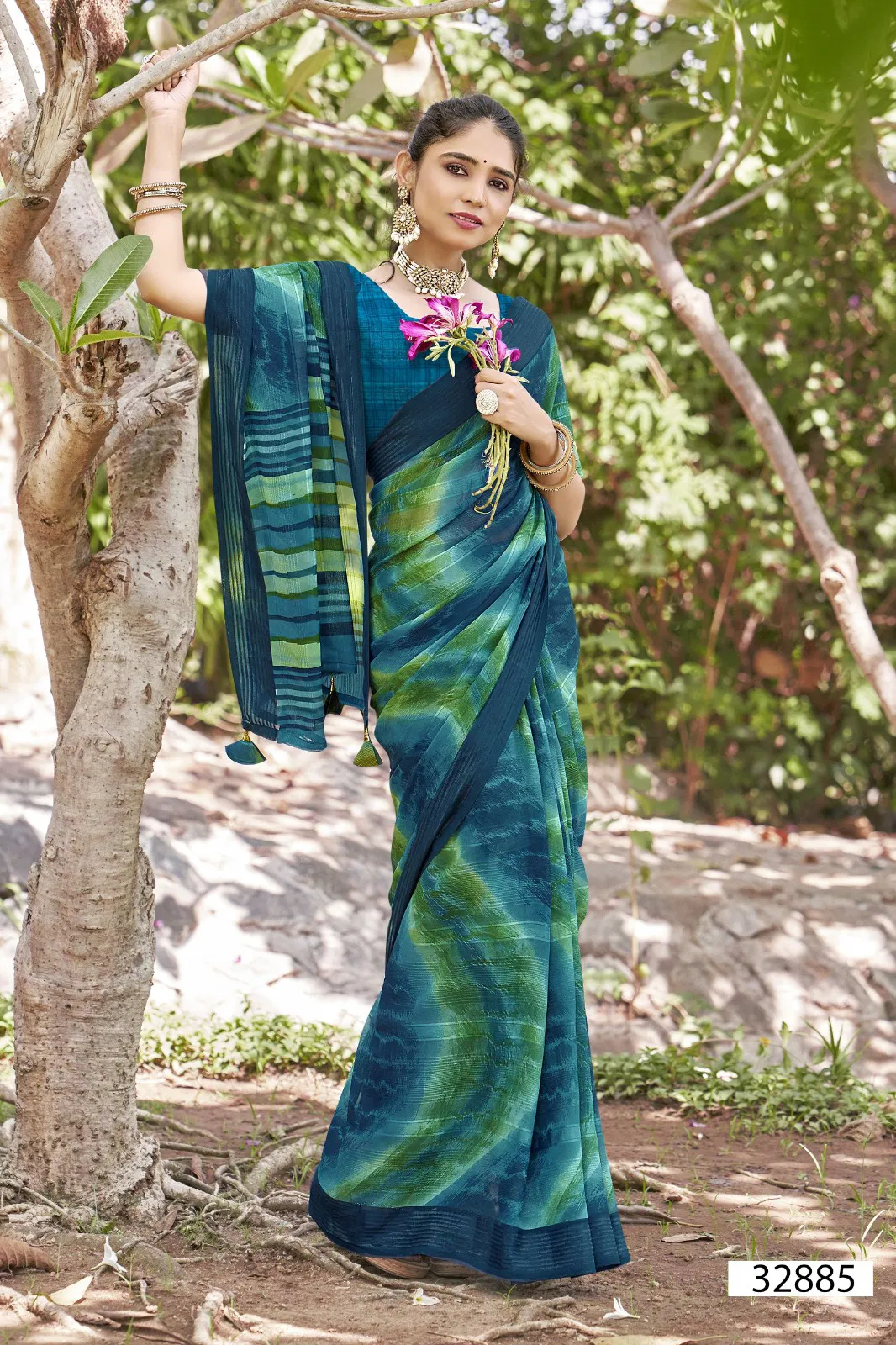 Regina Vol 11 By Vallabhi Georgette Daily Wear Saree Suppliers In India